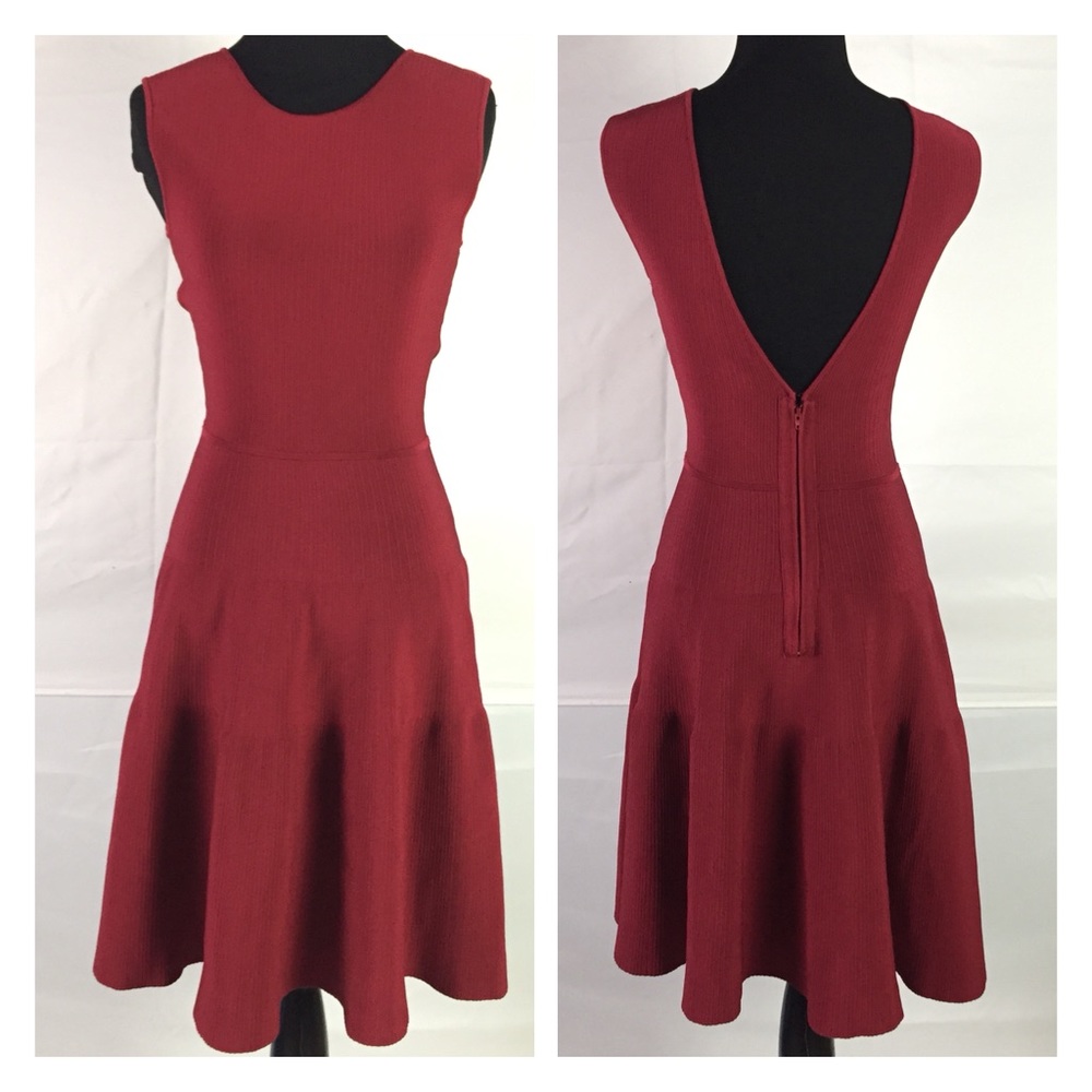 Issa London Stretch Fit and Flare Dress Size Small